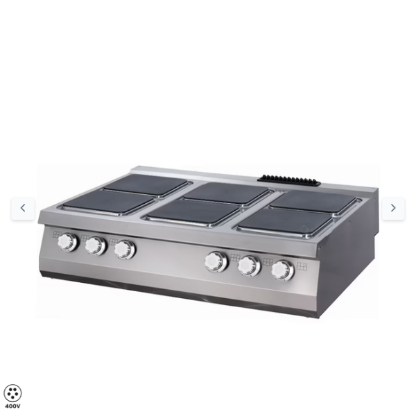  Εστία Premium - 6 εστιών - Ηλεκτρική - Τριπλή μονάδα - 90cm βάθος